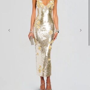 Retrofete INES EMBROIDERED DRESS